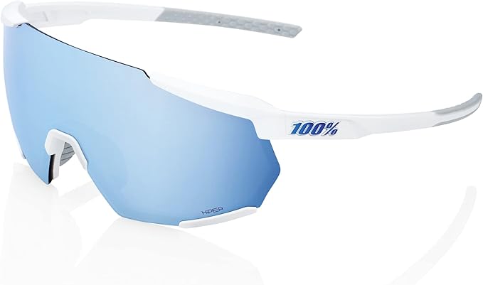 新品100% Racetrap 3.0 Movistar サングラス野球ゴルフ RACETRAP 3.0 SE Movistar Team White - HiPER Blue Multilayer Mirror